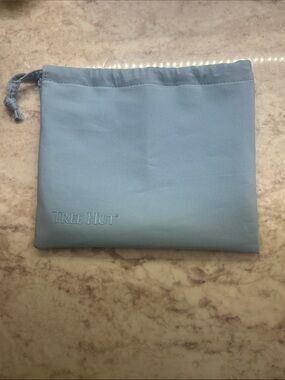 Tree Hut Light Blue Drawstring Travel Pouch